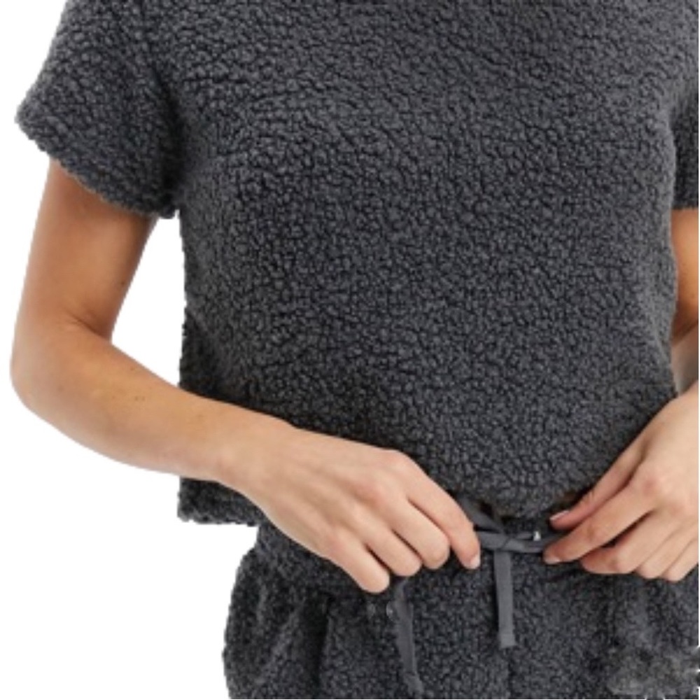 NWT Brave Soul Teddy Lounge Pajama Short Set - XS - Picture 4 of 7